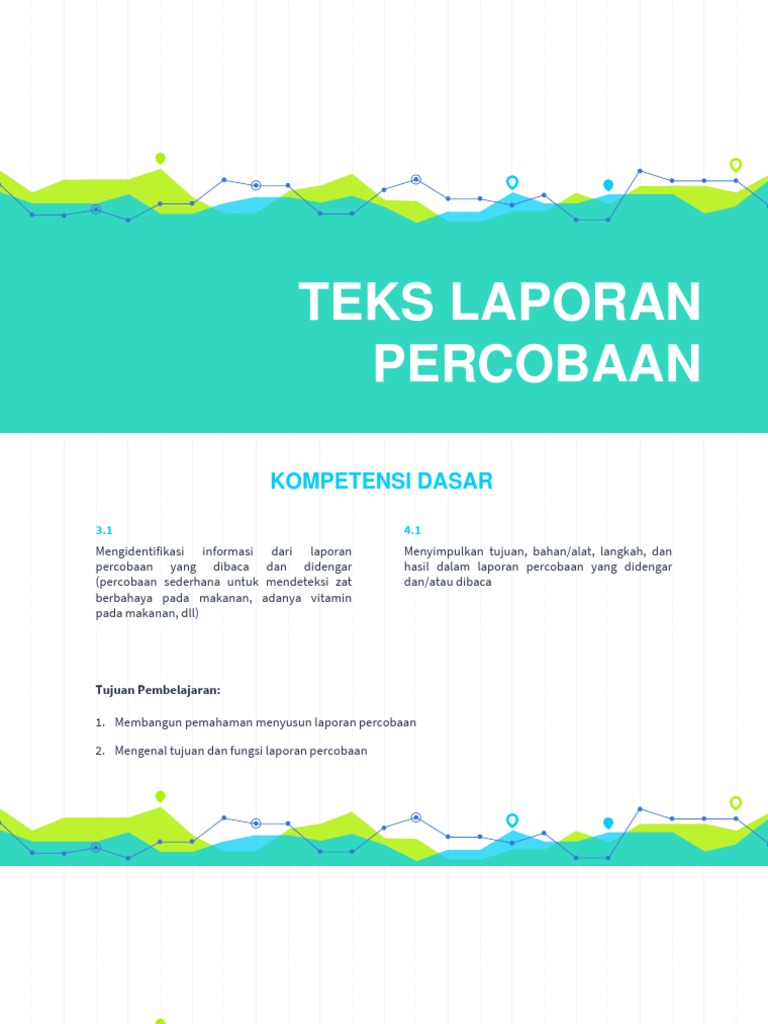 Teks Laporan Percobaan