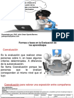 Formas o Fases en La Evaluación de Los Aprendizajes y Sus Técnicas