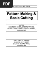 Revised Syllabus Pattern Cutting