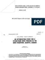 "An Optimization Study For A Steam-Foam Drive Process in The Bodo Reservoir, Alberta, Canada" D.H.S. Law