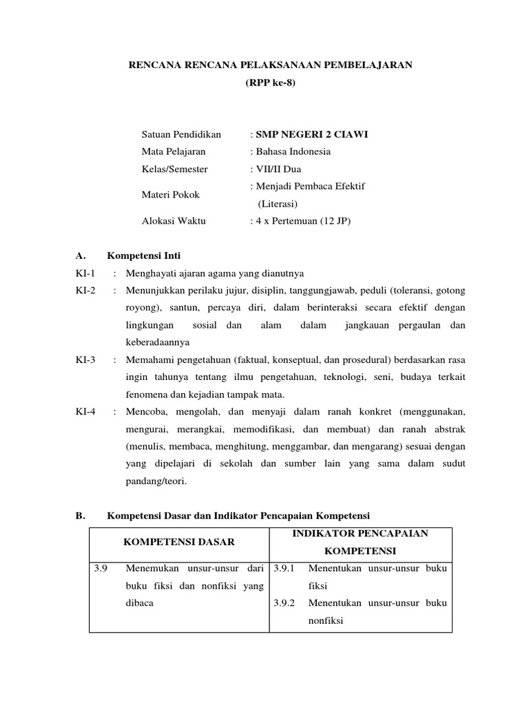 Contoh Daftar Isi Buku Non Fiksi Guru Paud