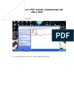 Convertir Word A PDF Usando Complemento Del Office 2007