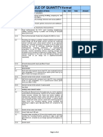 Schedule Quantity Format