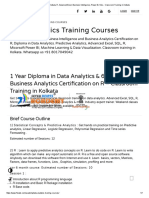 Data Analytics Training Courses