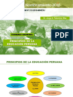 Tema 1: Principios de La Educación Peruana
