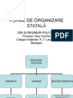 Forme de Organizare Statală