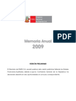 Memoria Anual 2009 ENAPU SA