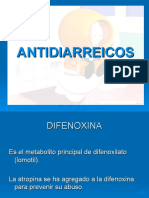 Antidiarreicos Difenoxina y Difenoxilato