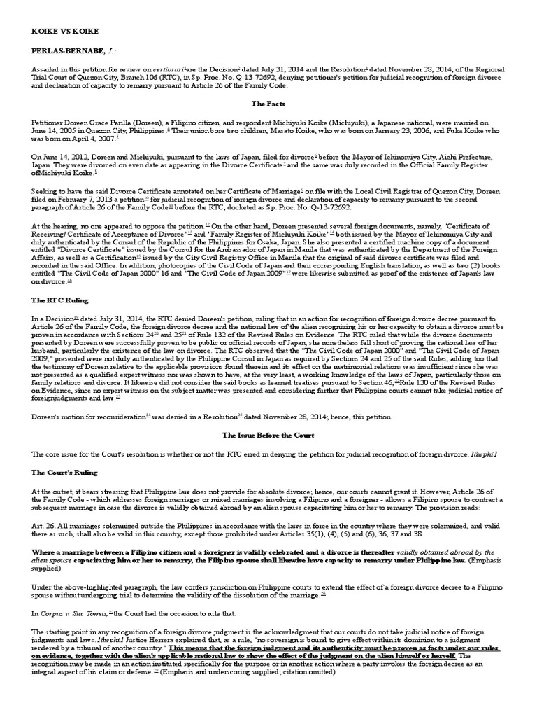 Fam Code Cases | PDF | Annulment | Marriage