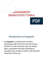 Manage Productivity with IT Tools