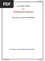 Power Electronics - Unit-1 PDF