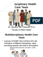 Multidisciplinary Health Care Team