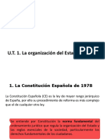 U.T.1-La Organizaciã N Del Estado Espaã Ol