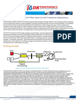 Fiber Optic Components for Fiber Optic Current Transducer Applications