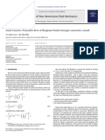 Axial Couette-Poiseuille Flow of Bingham Fluids Through Concentric Annuli LIU and ZHU 2010 PDF