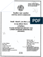 Flood Estimation Report for Lower Godavari Subzone 3(f