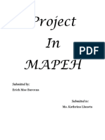 Project in Mapeh: Submitted by