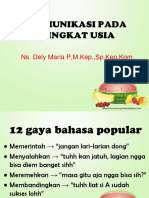 KOMUNIKASI ANTAR GENERASI