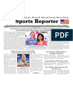 August 22 - 28, 2018 Sports Reporter