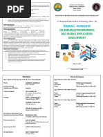 Training - Workshop: On Arduino Programming and Mobile Application Development