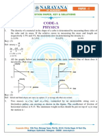 Code-A Physics: Density M V