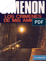 Los Crimenes de Mis Amigos - Georges Simenon