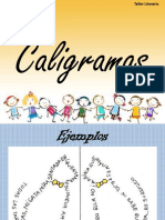 Caligramas por Prof. Estrella Durán