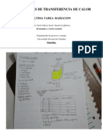 RADIACION-ultima Tarea - Operaciones de Transferencia de Calor