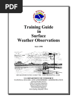 Surface Weather Observation Training Guide PDF