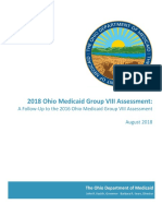 A Follow Up To The 2016 Ohio Medicaid Group VIII Assessment August 2018