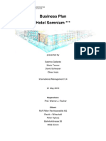 Hotel Business Plan Example