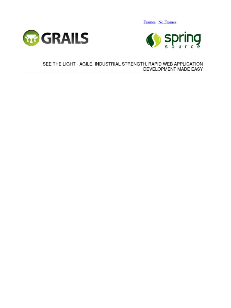 Grails Book Official | PDF | Computer Engineering | Areas Of Computer ...