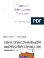 Membrane Transport