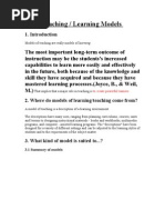 Download TEACHINGLEARNING MODELS by Eka Wahyudi Al- Madina SN38673177 doc pdf