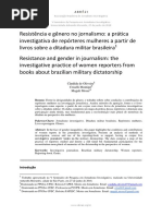 Resistência e gênero no jornalismo