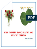 Wish You Very Happy, Healthy and Wealthy Dassera: From TEF 3 Team