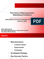 The Future of Bancassurance Rebuilding Confidence: International Insurance Society Annual Seminar June 07, 2010