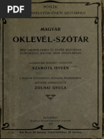 Magyar Oklevél Szotar