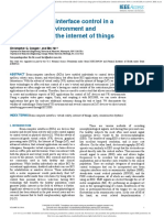 Brain-Computer Interface Control in A Virtual Reality Environment and Applications For The Internet of Things