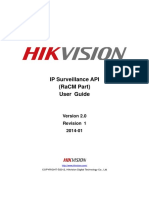 Hikvision Isapi - 2 Racm Service