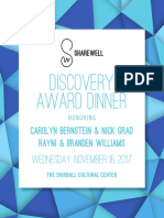 2017 Discovery Award Dinner Tribute Guide