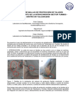 Proyecto de Mallas de Protección de Taludes - Miguel Eulufi PDF