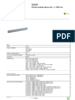 Product Data Sheet: Prisma Modular Device Rail, L 1600 MM
