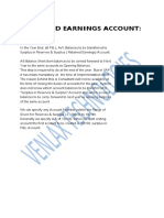Retained Earnings Account