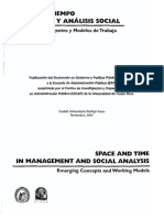 Espacio y Tiempo en Gestion y Análisis Social.