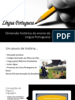 História do ensino de língua portuguesa no Brasil