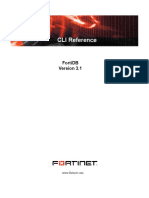 FortiDB CLI Reference 15-31000-80092-20080912