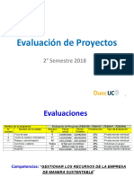 Evaluación de Proyectos, Primera Unidad, Agosto 2018, V2