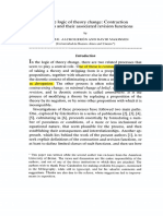 On the logic of theory change: Contraction functions and their associated revision functions