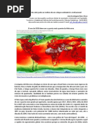 A onda global de calor pode ser indício de um colapso ambiental e civilizacional